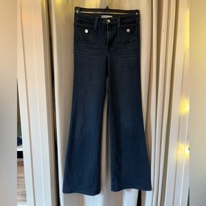 Nine West Dark Blue Flare Jeans